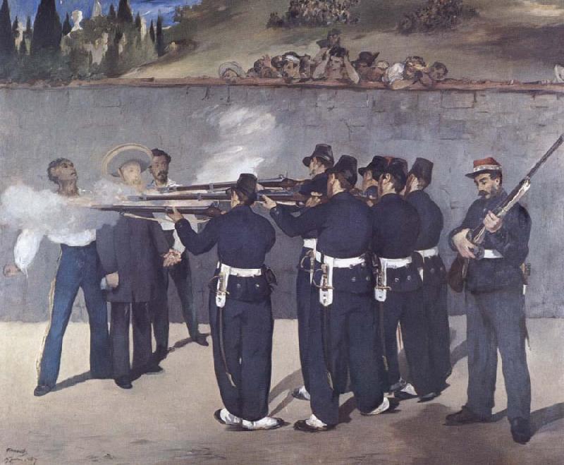 Edouard Manet The execution of Emperor Maximiliaan oil painting image